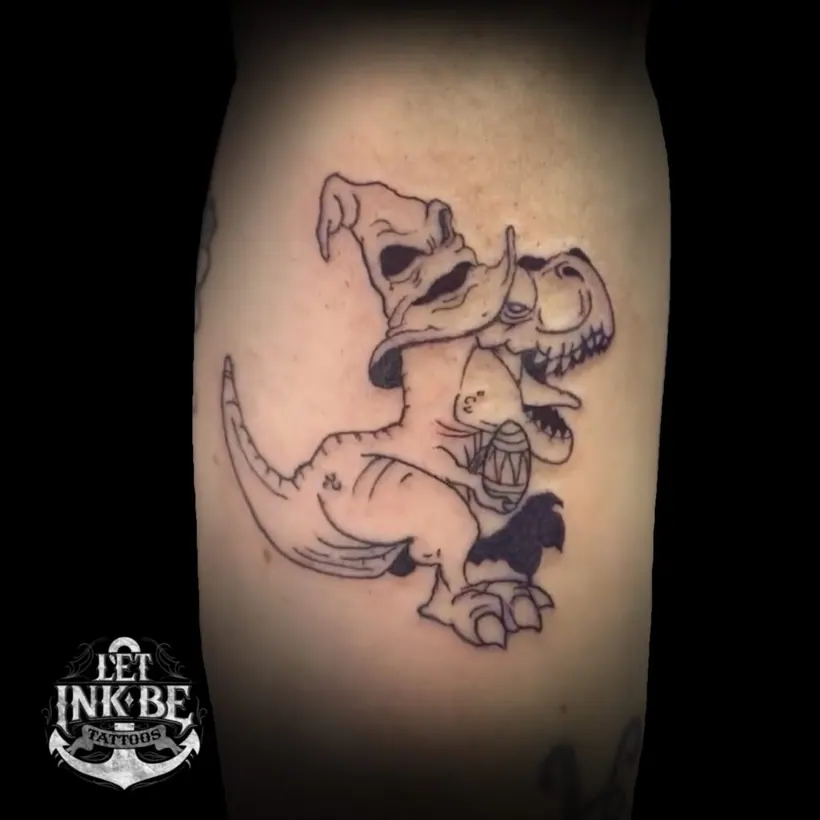 animal tattoo t rex