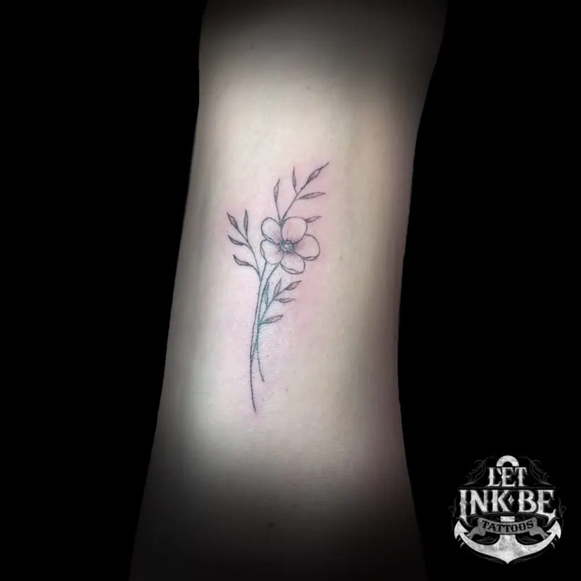 geboortebloem tattoo