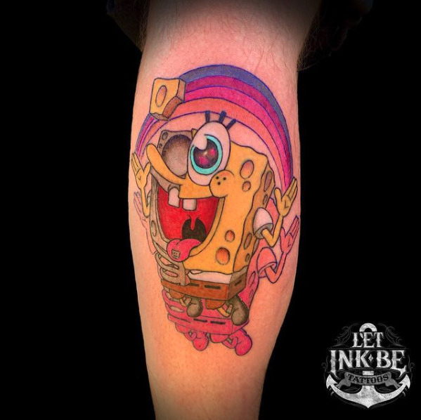 Cartoon tatoeage laten zetten-1